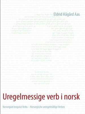cover image of Uregelmessige verb i norsk